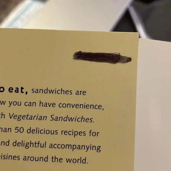 *Final Price* Vegetarian Sandwiches Cookbook EUC vintage - Picture 7 of 7